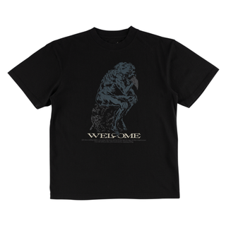 Crinker Boxy Garment-Dyed Tee