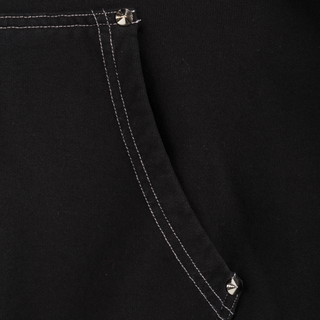 Vamp Pigment-Dyed Crop Zip Hoodie