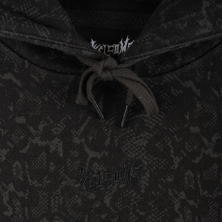 Serpent Animal Print Pullover Hoodie