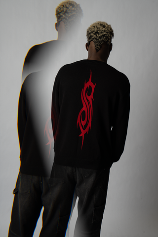 SLIPKNOT X WELCOME - Slipknot Overprint Knit Sweater