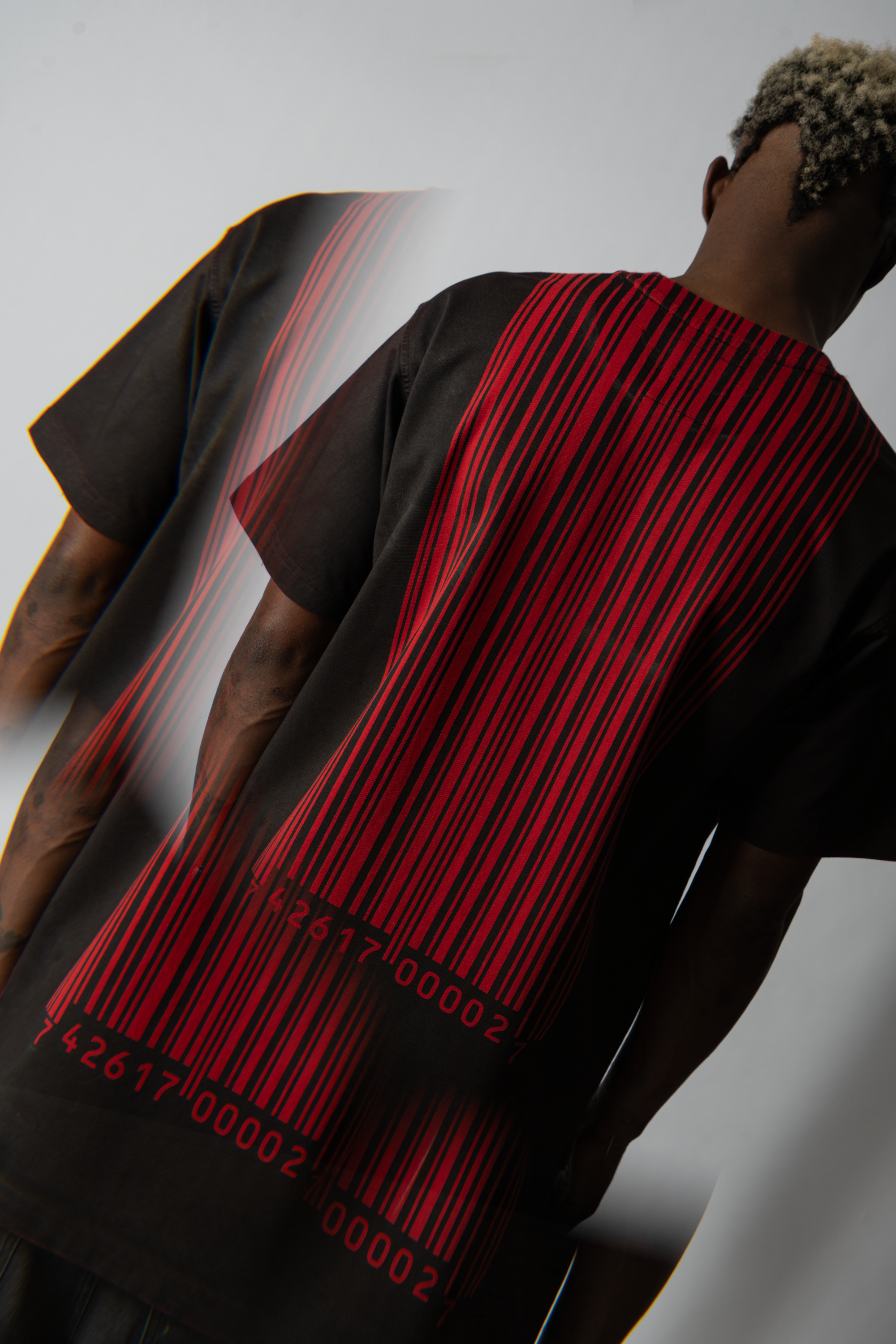 SLIPKNOT X WELCOME - Barcode Boxy Overprint Tee – Welcome Skateboards SLIPKNOT X WELCOME - Barcode Boxy Overprint Tee – Welcome Skateboards