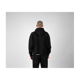 Kellen Cropped Pigment-Dyed Studded Zip Hoodie