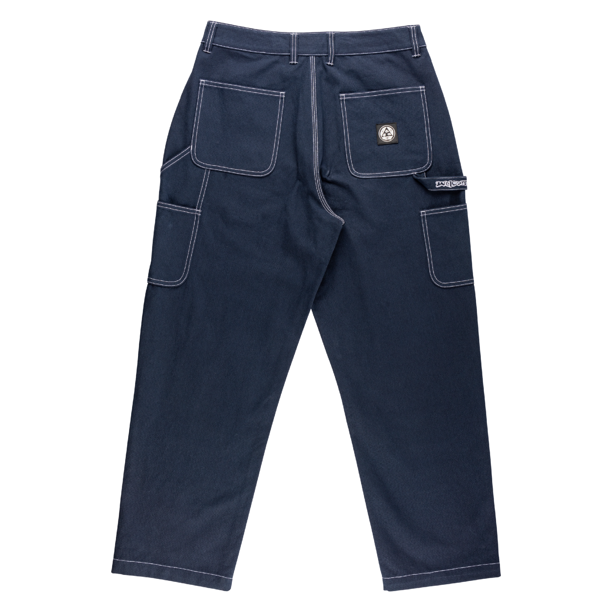 Brace Double-Knee Canvas Carpenter Pant - Dark Sapphire – Welcome Brace Double-Knee Canvas Carpenter Pant - Dark Sapphire – Welcome