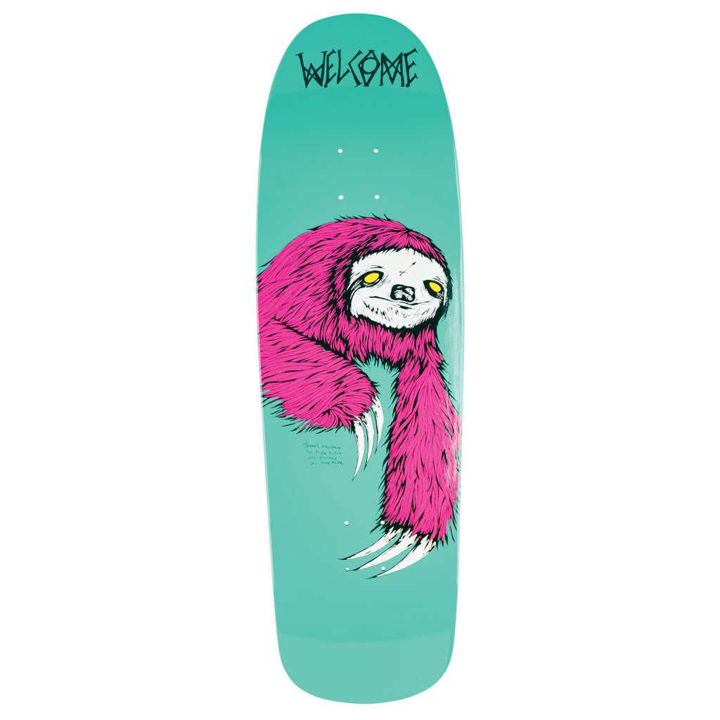 Sloth on Slappy Slap - Teal Dip - 9.75