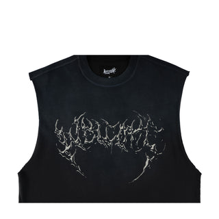 Chrome Fang Sun Fade Boxy Sleeveless Knit