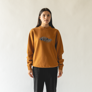 Vortex Pigment-Dyed Crew - Brown