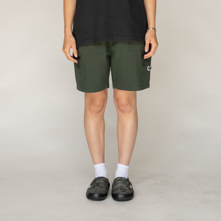 Summit Enzyme-Washed Ripstop Cargo Short - Ivy