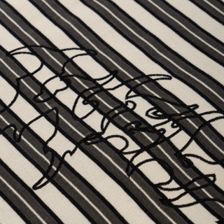 Concrete Boxy Striped Knit Tee