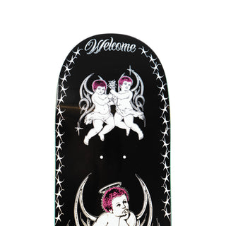 Evan Mocks Cherubs on Popsicle - Black/White - 8.38"