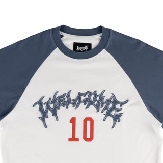 Dugout Boxy Raglan w/Fabric Patch