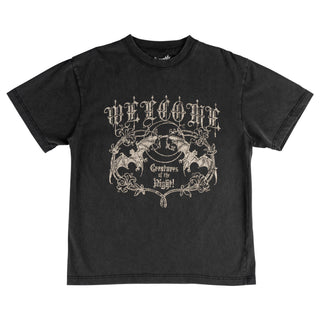 Night Creature Boxy Garment-Dyed Tee