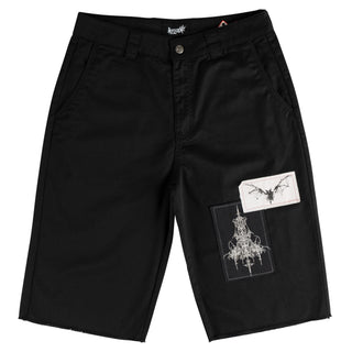 Shinners Cut-Off Twill Short W/Patches