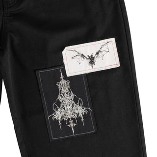 Shinners Cut-Off Twill Short W/Patches
