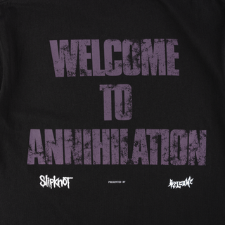 SLIPKNOT X WELCOME - Annihilation Boxy Garment-Dyed Tee