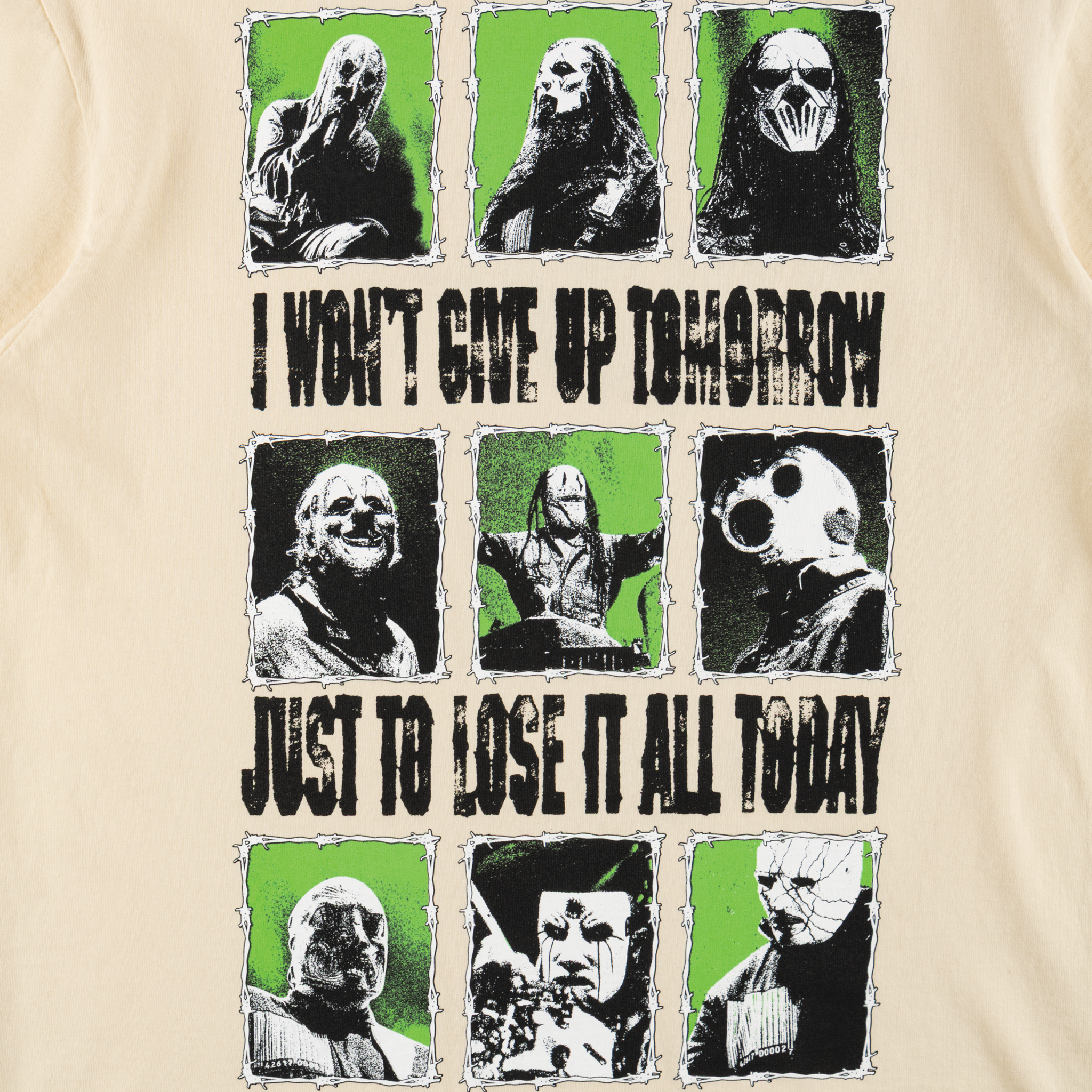 SLIPKNOT X WELCOME - Tomorrow Boxy Garment-Dyed Tee – Welcome SLIPKNOT X WELCOME - Tomorrow Boxy Garment-Dyed Tee – Welcome
