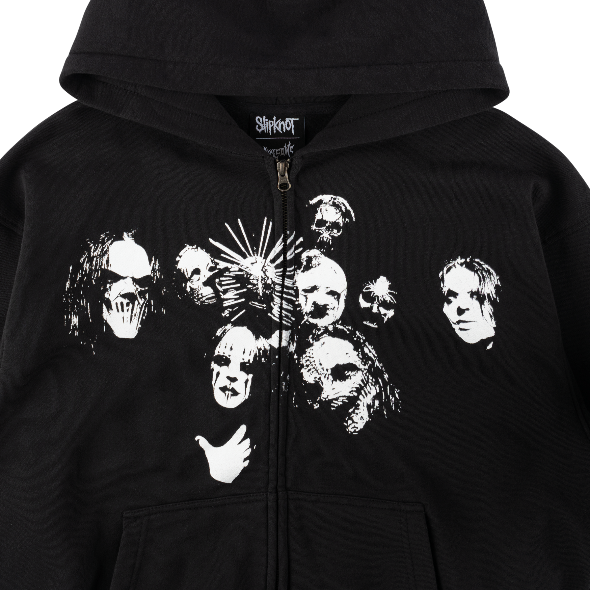 SLIPKNOT X WELCOME - Nonagram Zip Hoodie – Welcome Skateboards SLIPKNOT X WELCOME - Nonagram Zip Hoodie – Welcome Skateboards