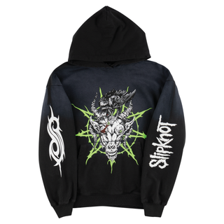 SLIPKNOT X WELCOME - Ravenous Distressed Sun Fade Hoodie