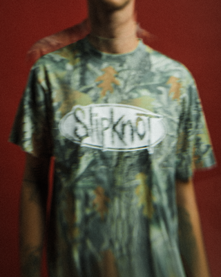 SLIPKNOT X WELCOME - Oval Logo Boxy Camo Tee