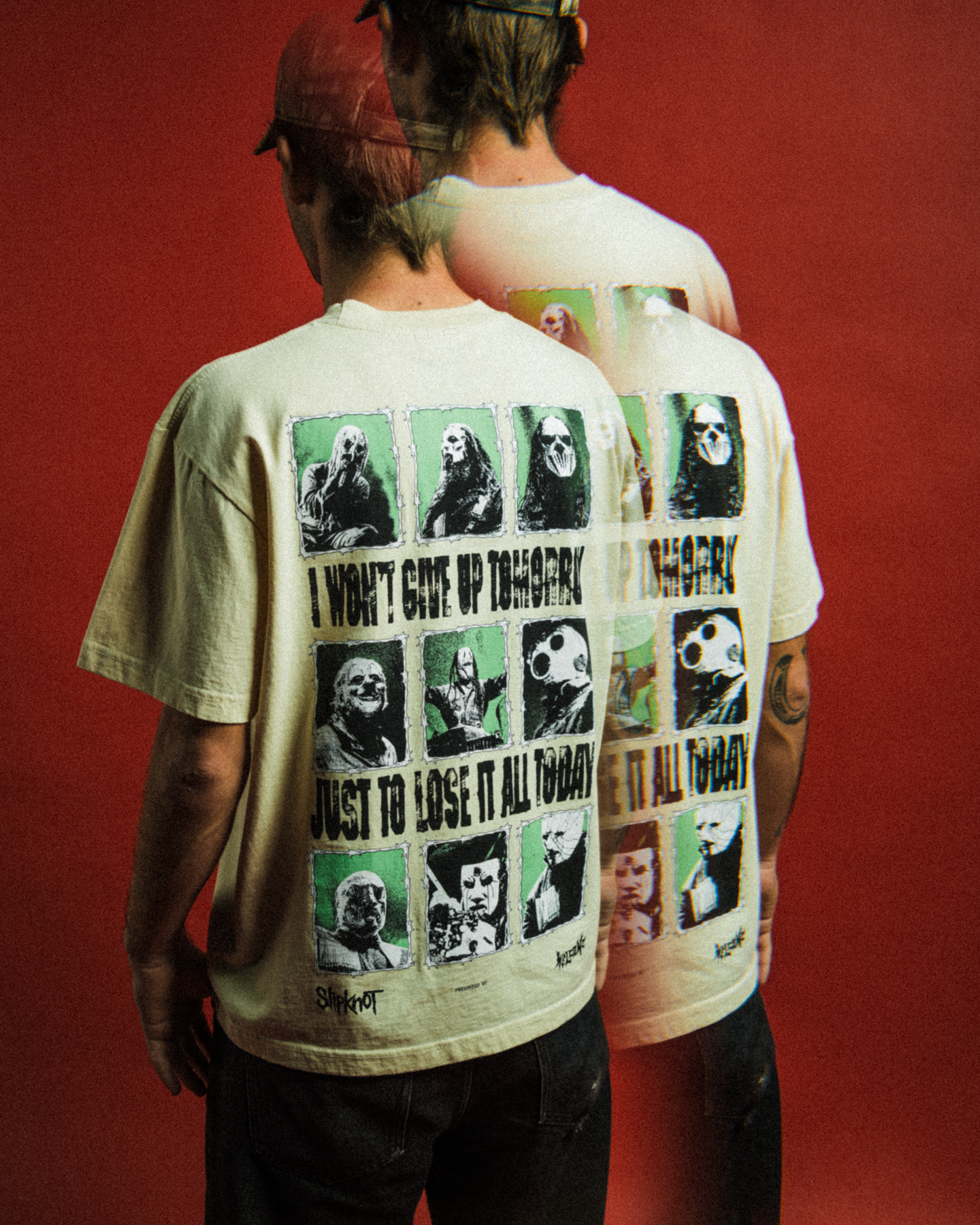 SLIPKNOT X WELCOME - Tomorrow Boxy Garment-Dyed Tee – Welcome SLIPKNOT X WELCOME - Tomorrow Boxy Garment-Dyed Tee – Welcome