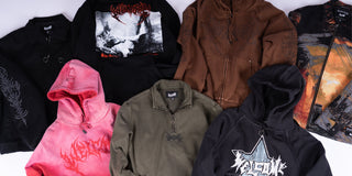 Welcome Skateboards Fall 26 Outerwear hoodies and jackets laid flat