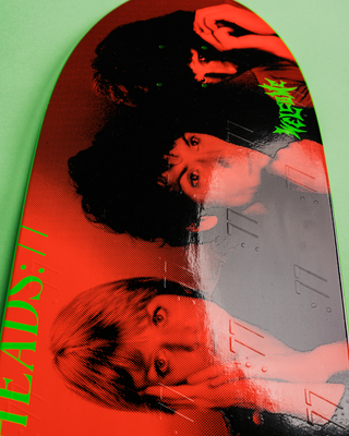 TALKING HEADS X WELCOME - Psycho on Boar - Green Dip - 10.125"