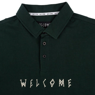 Alumnus Long Sleeve Knit Polo - Scarab