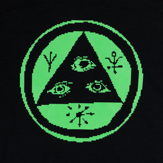 Pixel Tali Tee - Black/Green