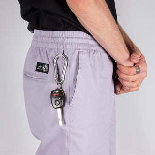 Principal Elastic Waist Twill Pant - Lavender
