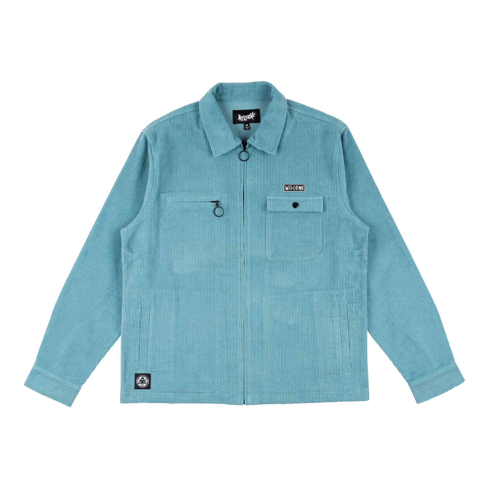 Hydra Corduroy Zip Jacket - Mist – Welcome Skateboards